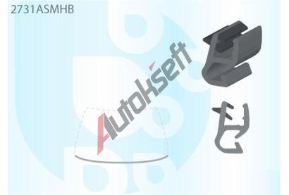PILKINGTON Spodn bauset (lita) elnho okna AS 2731ASMHB, 2731ASMHB