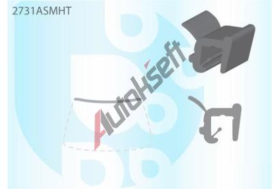 PILKINGTON Bauset elnho okna - horn lita AS 2731ASMHT, 2731ASMHT