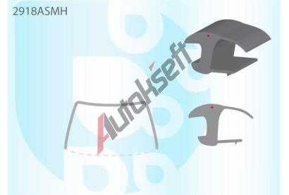 PILKINGTON Bauset (lita) elnho okna AS 2918ASMH, 2918ASMH