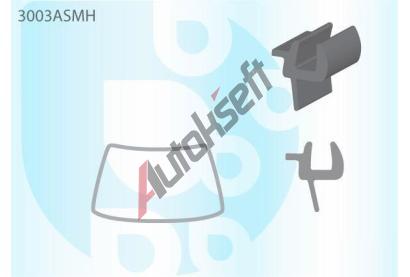 PILKINGTON Bauset (lita) elnho okna AS 3003ASMH, 3003ASMH