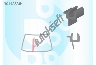 PILKINGTON Bauset (lita) elnho okna AS 3014ASMH, 3014ASMH