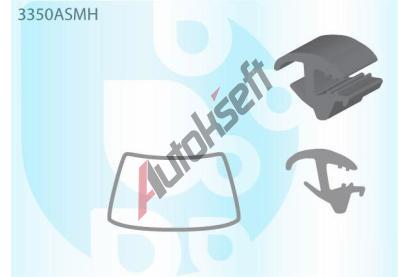 PILKINGTON Bauset (lišta) čelního okna AS 3350ASMH, 3350ASMH PILKINGTON Bauset (lišta) čelního okna AS 3350ASMH, 3350ASMH