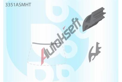 PILKINGTON Vrchn bauset (lita) elnho okna AS 3351ASMHT, 3351ASMHT