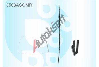 PILKINGTON P bauset (lišta) čelního okna - pravý okápek AS 3568ASGMR, 3568ASGMR  PILKINGTON P bauset (lišta) čelního okna - pravý okápek AS 3568ASGMR, 3568ASGMR