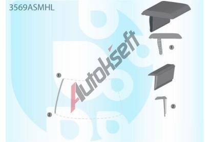 PILKINGTON L vnj bauset (lita) elnho okna AS 3569ASMHL, 3569ASMHL