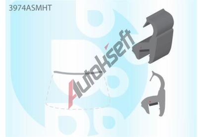 PILKINGTON Vrchn� bauset (li�ta) �eln�ho okna AS 3974ASMHT, 3974ASMHT