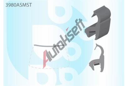 PILKINGTON Vrchn� bauset (li�ta) �eln�ho okna AS 3980ASMST, 3980ASMST