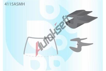 PILKINGTON Bauset (lita) elnho okna AS 4115ASMH, 4115ASMH
