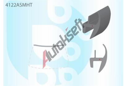 PILKINGTON Vrchn� bauset (li�ta) �eln�ho okna AS 4122ASMHT, 4122ASMHT