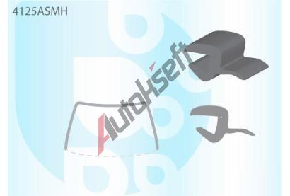 PILKINGTON Bauset (lita) elnho okna AS 4125ASMH, 4125ASMH