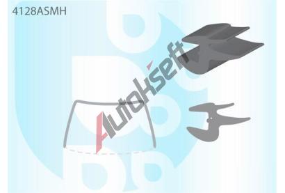 PILKINGTON Bauset (lita) elnho okna AS 4128ASMH, 4128ASMH