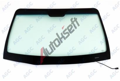 PILKINGTON eln sklo - zelen - modr pruh - vyhvan - OES AS 4133AGNBLHV, 4133AGNBLHV