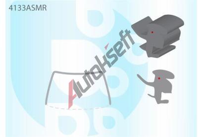 PILKINGTON Bauset (lišta) čelního okna AS 4133ASMR, 4133ASMR PILKINGTON Bauset (lišta) čelního okna AS 4133ASMR, 4133ASMR