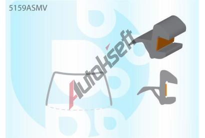 PILKINGTON Bauset (lita) elnho okna AS 5159ASMV, 5159ASMV