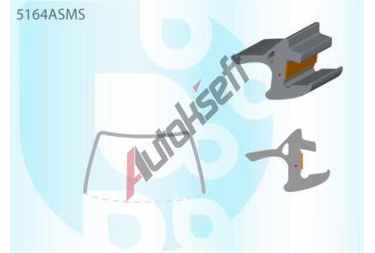 PILKINGTON Bauset (lita) elnho okna AS 5164ASMS, 5164ASMS