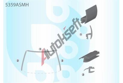 PILKINGTON Bauset (lita) elnho okna AS 5359ASMH, 5359ASMH