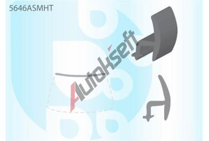PILKINGTON Vrchn bauset (lita) elnho okna AS 5646ASMHT, 5646ASMHT
