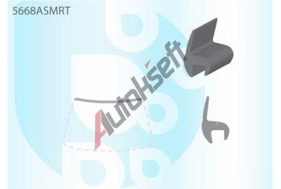 PILKINGTON Bauset elnho skla - horn lita [03-] AS 5668ASMRT, 5668ASMRT