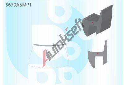 PILKINGTON Vrchn bauset (lita) elnho okna AS 5679ASMPT, 5679ASMPT