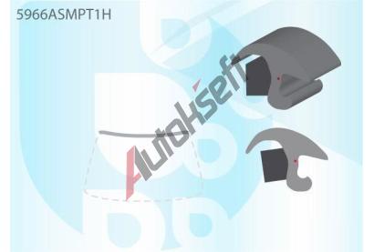 PILKINGTON Vrchn bauset (lita) elnho okna AS 5966ASMPT1H, 5966ASMPT1H