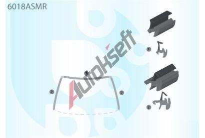 PILKINGTON Bauset (lita) elnho okna [01-] AS 6018ASMR, 6018ASMR