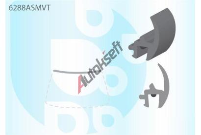 PILKINGTON Bauset čelního skla - lišta AS 6288ASMVT, 6288ASMVT PILKINGTON Bauset čelního skla - lišta AS 6288ASMVT, 6288ASMVT