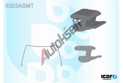 PILKINGTON Bauset (lita) elnho okna AS 6303ASMT, 6303ASMT