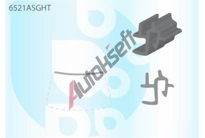 PILKINGTON Bauset elnho okna - horn vnitn lita AS 6521ASGHT, 6521ASGHT