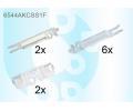 Pdrn klips instalace skel PILKINGTON ‐ AS 6544AKCSS1F