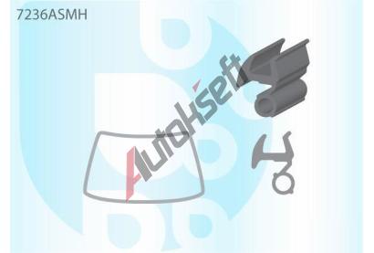 PILKINGTON Bauset (lita) elnho okna AS 7236ASMH, 7236ASMH