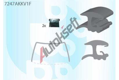 PILKINGTON Klip + bauset (lita) elnho okna AS 7247AKKV1F, 7247AKKV1F