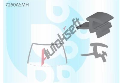 PILKINGTON Bauset (lita) elnho okna AS 7260ASMH, 7260ASMH