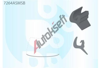 PILKINGTON Spodn bauset (lita) elnho okna AS 7264ASMSB, 7264ASMSB