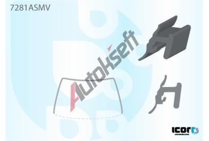 PILKINGTON Bauset (lita) elnho okna AS 7281ASMV, 7281ASMV