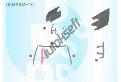 PILKINGTON Bauset (lita) elnho okna - sada AS 7604AKMH1G, 7604AKMH1G