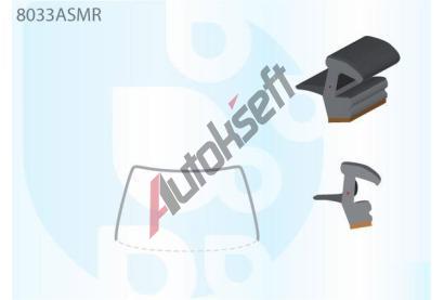 PILKINGTON Bauset (lita) elnho okna AS 8033ASMR, 8033ASMR