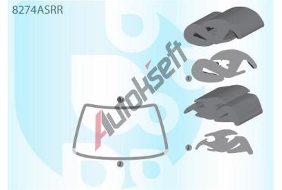 PILKINGTON Gumov� t�sn�n� �eln�ho okna AS 8274ASRR, 8274ASRR