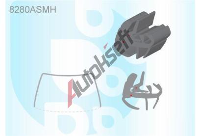 PILKINGTON Bauset (lita) elnho okna AS 8280ASMH, 8280ASMH