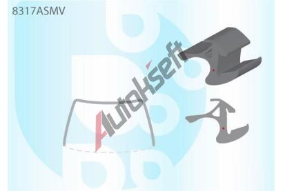 PILKINGTON Bauset (lita) elnho okna AS 8317ASMV, 8317ASMV