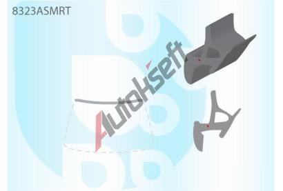 PILKINGTON Vrchn bauset (lita) elnho okna AS 8323ASMRT, 8323ASMRT