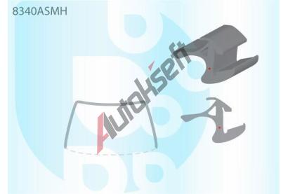 PILKINGTON Bauset (lita) elnho okna AS 8340ASMH, 8340ASMH