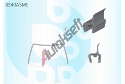 PILKINGTON Bauset (lita) elnho okna AS 8540ASMS, 8540ASMS