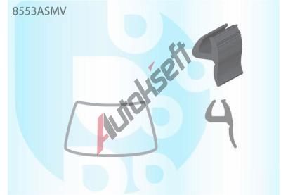 PILKINGTON Bauset (lita) elnho okna AS 8553ASMV, 8553ASMV