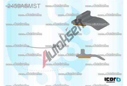 PILKINGTON Bauset čelního okna - horní lišta AS 2459ASMST, 2459ASMST PILKINGTON Bauset čelního okna - horní lišta AS 2459ASMST, 2459ASMST