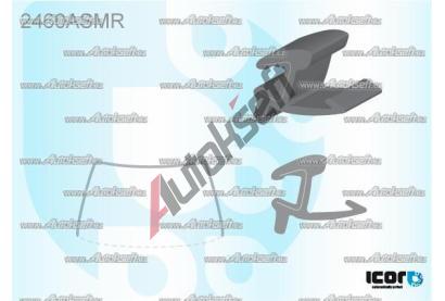 PILKINGTON Bauset �eln�ho okna - horn� + bo�n� li�ty AS 2460ASMR, 2460ASMR