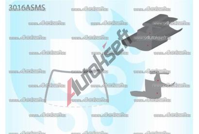 PILKINGTON Těsnění - přední sklo RW Abdeckleiste AS 3016ASMS, 3016ASMS PILKINGTON Těsnění - přední sklo RW Abdeckleiste AS 3016ASMS, 3016ASMS