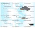 Tsnn pednho skla PILKINGTON ‐ AS 4443ASMM