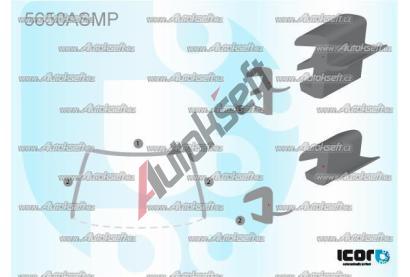 PILKINGTON Bauset elnho okna - ern AS 5650ASMP, 5650ASMP