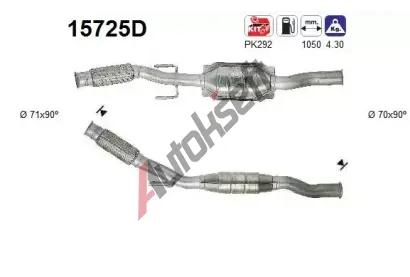 AS Katalyzátor ASA 15725D, 15725D AS Katalyzátor ASA 15725D, 15725D