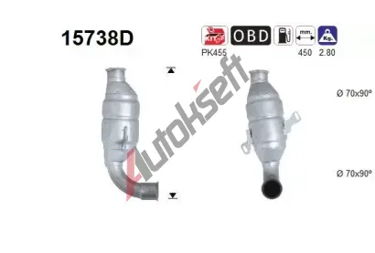 AS Katalyzátor ASA 15738D, 15738D AS Katalyzátor ASA 15738D, 15738D
